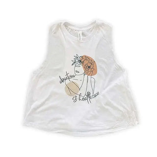 Abortion Is Healthcare Crop Tank Pro-Choice Tank Supporting Reproductive Freedom