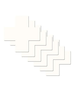 Adhesive Refills for Cross-Shaped Pasties Set of 3