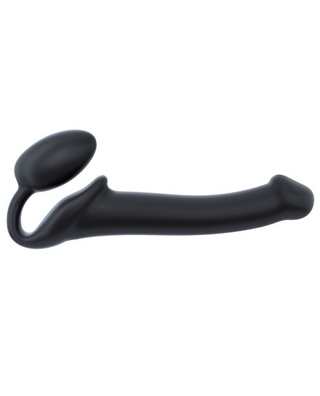 Bendy Medium Flexible Silicone Wearable Strap-On Double Dildo