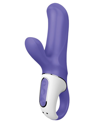 Jump for Joy Flexible Dual Vibrator with Ergonomic Handle and Flexible External Arm