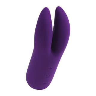 Kat’s Meow Compact Dual Motor Curved Split Tip Rechargeable Vibrator