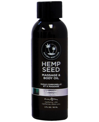Lavender Hemp Massage Oil with Natural Essential Oils for Massage and Skin Hydration