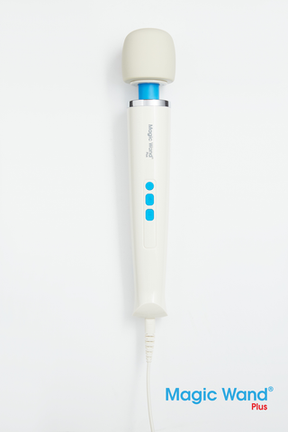 Magic Wand Plus Rumbly Powerful Plug-In Massager with 4 Speeds