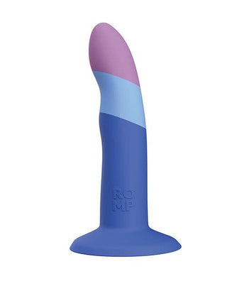Pidge Curved Silicone Dildo for Harness Play with Optional Vibration