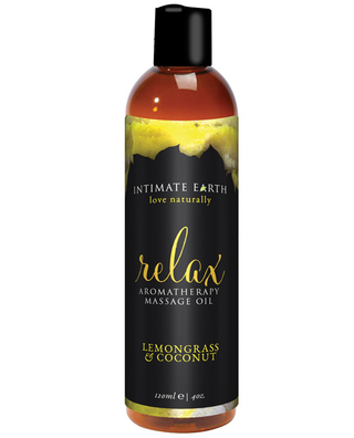 Relax Aromatherapy Massage Oil with Lemongrass and Coconut Scent MASSAGE OIL