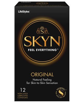SKYN Original Polyisoprene Thin Non-Latex Condoms x12 Pack