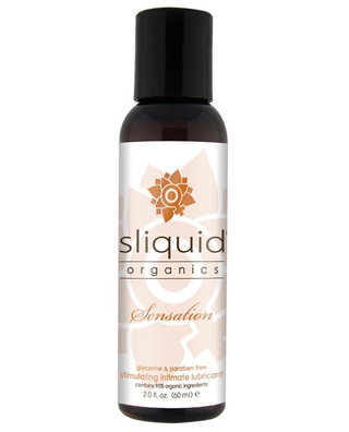 Sensations Natural Feel Lube with Cooling and Warming Effects for Heightened Pleasure