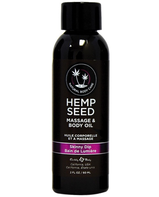 Skinny Dip Hemp Non-Greasy Body Moisturizer and Massage Oil