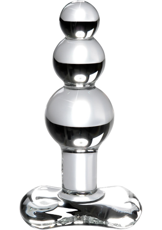 Triple Step Bulbed Glass Anal Plug for G-Spot and P-Spot Stimulation