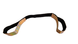 Ride All Night Holographic Vegan Leather Adjustable trap-On Harness with Interchangeable Waistbands