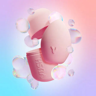 Rosie Cheeks Waterproof Palm-Sized Silicone Rechargeable Vibrator with Travel Case