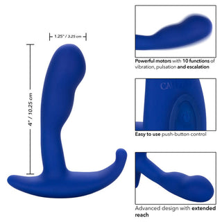 Admiral Pleasure Cruise Rechargeable Dual Motors Vibrating Prostate Massager with Perineum Stimulation