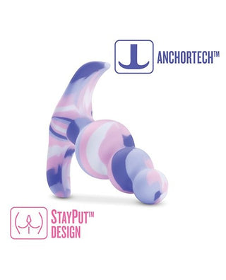 Twilight Gradient Silicone Plug with Sensation-Boosting Ridges