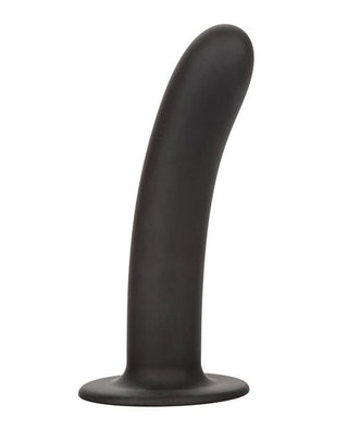 Infinity Smooth Curved Flexible Silicone Dildo With Suction Cup-Large