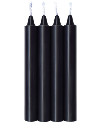 Set of 4 Skin-Safe Drip Candles for Temperature & Sensation Play