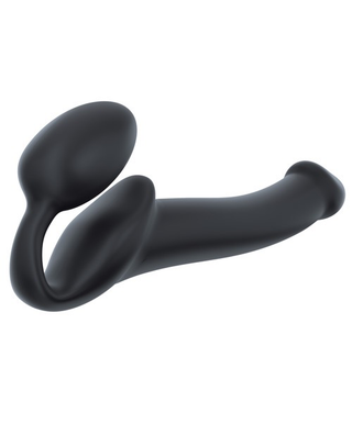 Bendy Medium Flexible Silicone Wearable Strap-On Double Dildo