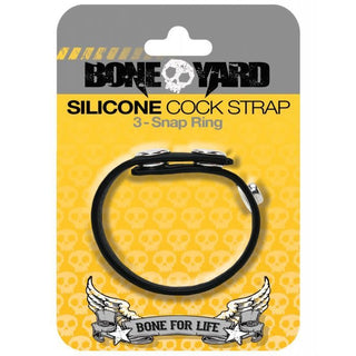 Adjustable Joy Ride Bulge-Boosting Silicone Cock Ring with Easy Snap Closure
