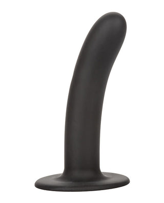 Infinity Smooth Curved Flexible Silicone Dildo With Suction Cup-Medium