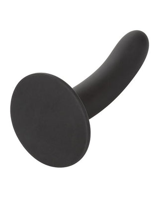 Infinity Smooth Curved Flexible Silicone Dildo With Suction Cup-Medium