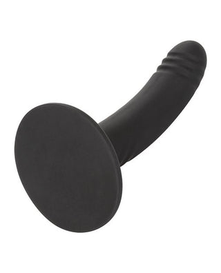 Infinity Ridged Angled Harness Compatible Silicone Suction Cup Dildo