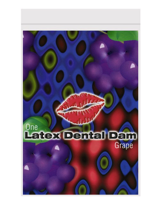 LIXX Flavored Dental Dams for Safer Oral Sex
