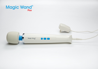 Magic Wand Plus Rumbly Powerful Plug-In Massager with 4 Speeds