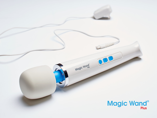 Magic Wand Plus Rumbly Powerful Plug-In Massager with 4 Speeds