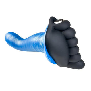 HoneyBunch Soft Silicone Grindable Nubbed Texture Stimulator And Dildo Base with Vibe Slot