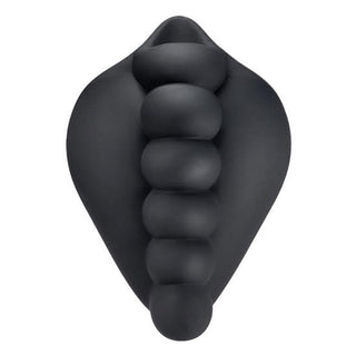 HoneyBunch Soft Silicone Grindable Nubbed Texture Stimulator And Dildo Base with Vibe Slot
