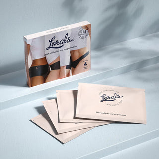 Lorals for Protection Hipster Latex Undies for Safer Oral Play