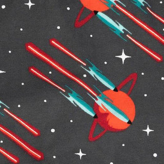 Launch From Earth Space Print Boxer Briefs with Supportive Fit