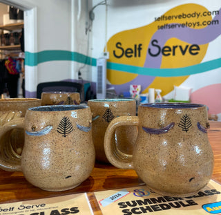Ceramic Top Surgery Fundraiser Mug Handmade by Local Queer Filipino Artist