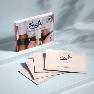 Lorals for Protection Hipster Latex Undies for Safer Oral Play