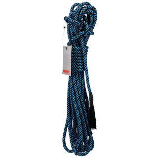 Elegant 30 Ft Bondage Rope Braided Aqua/ Onyx