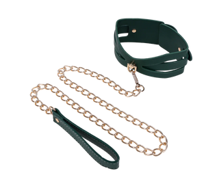 Indica Cutout Collar & Leash for Stylish Submissive Play