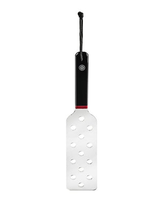 Acrylic BDSM Impact Stingy Spanker Paddle with Airflow Holes and Smooth PVC Handle