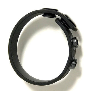 Adjustable Joy Ride Bulge-Boosting Silicone Cock Ring with Easy Snap Closure