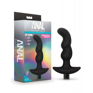 Adventure Awaits Waterproof Rechargeable Curved Wavy Textured Anal Vibrator