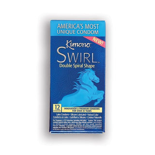 KIMONO SWIRL CONDOMS x 12