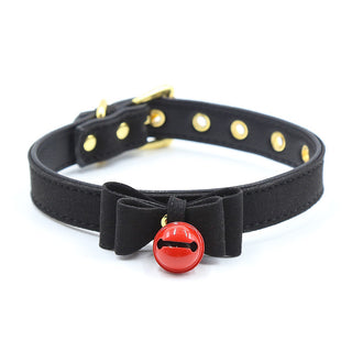 CAT COLLAR WITH BOW & BELL (V)