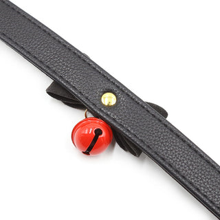 CAT COLLAR WITH BOW & BELL (V)
