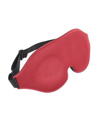 Bumper Blindfold Adjustable Foam-Padded Red Sensory Deprivation Mask