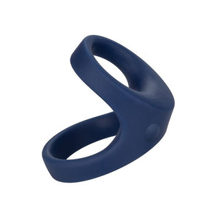 Extra Grip Vibrating Silicone Cock Ring and Ball Support Tugger Dual Cock Ring