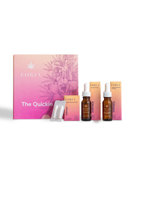 Foria Quickie Kit CBD Intimacy Sampler
