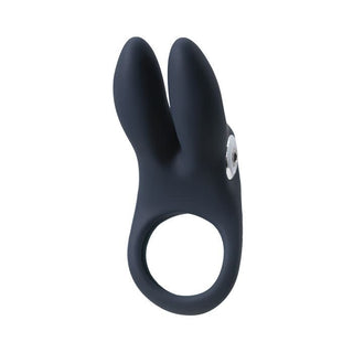 Rascally Rabbit Rechargeable Dual-Motor Vibrating Ring with Flexible Ears 
