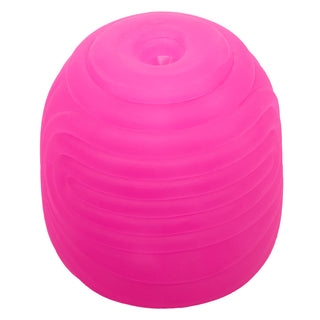 Fuji Apple Reversible Stretchy Textured Stroker with Nubby Interior
