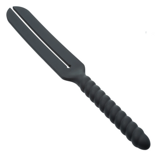 Silicone Split Tongue Tawse Versatile Impact Toy with Insertable Handle
