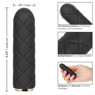 Raven Luxury Silicone Rechargeable Bullet Vibrator for Easy Use and Travel