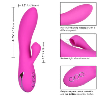 Succulent Dual Motor Silicone Suction and Vibration Massager