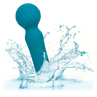 Puffy Wand Waterproof Deep Rumble Massager with Gentle Ripple Texture